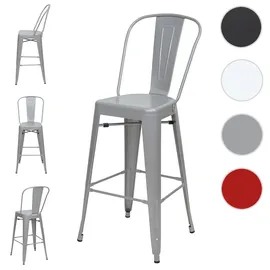 MCW Barhocker A73 4er Set Grau