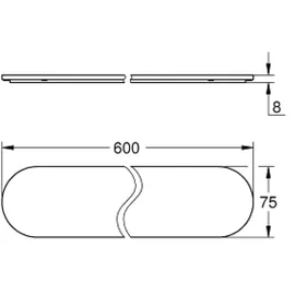 Grohe Selection Glasablage 41057000,
