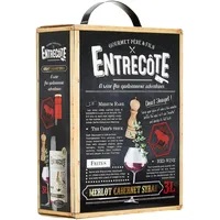 ENTRECOTE - Cabernet Sauvignon, Syrah - Rotwein aus Frankreich - BIB Bag in Box (1 x 3 l)