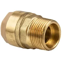 Itap Steckfitting Übergangsnippel 12 mm x 3/8 goldfarben