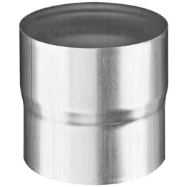 Grömo Zink Steckmuffe Ø100 mm silber