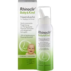RHINOCLIR Baby & Kind Nasendusche Lösung 100 ml Lösung