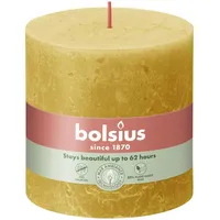 Bolsius Rustik Stumpenkerze 10 x 10 cm honigwaben gelb