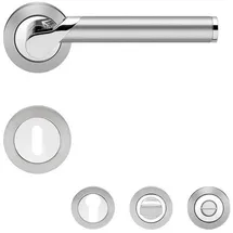 Karcher Design-Beschläge Drückergarnitur Starlight R38 Standardbeschlag Weiß
