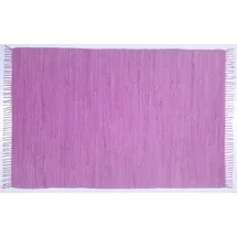 Zaba Handwebteppich Dream Cotton Beere 90 cm x 160 cm