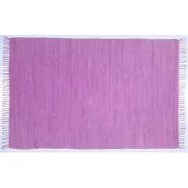 Zaba Handwebteppich Dream Cotton Beere 90 cm x 160 cm