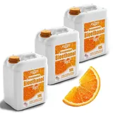 Bioethanol 96,6% 30L |Alkohol Orangeduft 96,6% 3x10L | Bioethanol für Kamin, Tischkamin, Bioethanol Kamin | Bioethanol Orangeduft | Saubere Verbre...