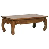 Wohnling Couchtisch Massivholz sheesham 110,0 x 60,0 x 40,0 cm