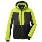 Killtec Skijacke KSW 48 MN SKI JCKT Wasserdichte, atmungsaktive Skijacke mit vielen Taschen und Schneefang grün XXL (54)