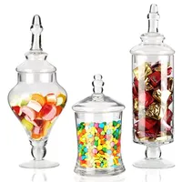Belle Vous Süßigkeiten Glas mit Deckel Set im Viktorianischen