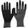 Nitras Nylotex 3520 Nylon-Latexhandschuhe Arbeitshandschuhe 12 PAAR Größe 7 (S), Grau