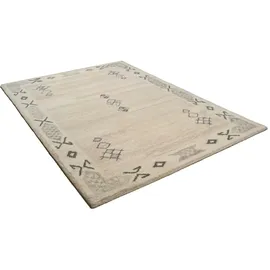 THEKO Wollteppich "Royal Berber" Gr. 4, beige ¦ Wolle, ¦ Maße (cm): B: 160 H: 2