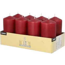 PAPSTAR Stumpenkerzen 10 cm bordeaux