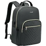 LOVEVOOK Laptop Rucksack Damen, 14 15,6 17,3 Zoll Laptoptasche Rucksack Damen Klein Wasserdicht Schulrucksack Mädchen Teenager Anti Diebstahl Business Reisen Rucksack mit Laptopfach USB-Ladeanschluss