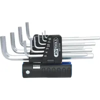 KS Tools 3 in 1 Innen6kant-Winkelstiftschlüssel-Satz,10-teilig lang