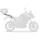 Shad Topcase Heckmontage für Kawasaki Versys 650 Schwarz
