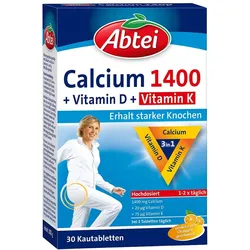 Abtei Calcium 1400+Vitamin D3+K