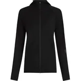 Icebreaker Damen 150 MerinoFine Ace Zip Hoodie Jacke (Größe L, schwarz)
