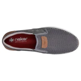 Rieker Slip-Ons Herren Braun/Grau 45