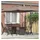 vidaXL Roma 352 x 251 cm Taupe/Schwarz