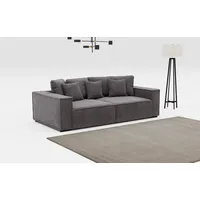 INOSIGN Big-Sofa »Surf«, mit 7 Kissen, gemütlicher Sitzkomfort grau