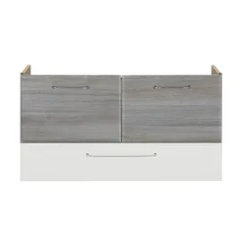 Sconto Waschtischunterschrank Onda 96 x 51 cm Grau/Weiß/Mehrfarbig