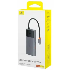 Baseus 6in1 Power Delivery USB-C Hub Schwarz