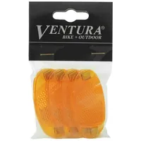 Ventura Unisex – Erwachsene Speichenreflektor Set, 4 Stück, mit deutschem Prüfzeichen, orange Cicli Bonin_CVC009