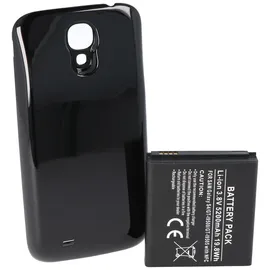 AccuCell Samsung Galaxy S4 Hochleistungs-Akku mit 5200mAh NFC und Zusatzdeckel