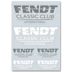 Autoaufkleberset: Fendt Classic Club International