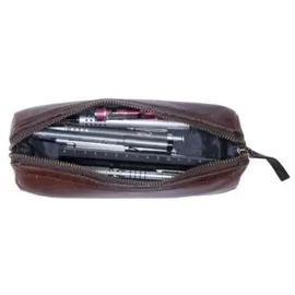 LEONHARD HEYDEN Cambridge Stifteetui Rotbraun