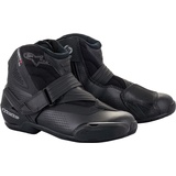 Alpinestars Smx-1 R V2 Vented Kurzstiefel perforiert - Schwarz/Schwarz / 50