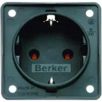 Berker Integro FLOW Steckdose SCHUKO, anthrazit matt (947782505)