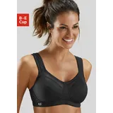 H.I.S. Sport-BH H.I.S, Damen, Gr. 85, Cup E, schwarz, Microtouch, Obermaterial: 90% Polyester (COOLMAX), 10% Elasthan, BHs Sport-BH, ohne Bügel aus schnell trocknendem COOLMAX-Material, Topseller