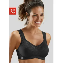 H.I.S. Sport-BH H.I.S, Damen, Gr. 85, Cup E, schwarz, Microtouch, Obermaterial: 90% Polyester (COOLMAX), 10% Elasthan, BHs Sport-BH, ohne Bügel aus schnell trocknendem COOLMAX-Material, Topseller