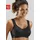 H.I.S. Sport-BH H.I.S, Damen, Gr. 85, Cup E, schwarz, Microtouch, Obermaterial: 90% Polyester (COOLMAX), 10% Elasthan, BHs Sport-BH, ohne Bügel aus schnell trocknendem COOLMAX-Material, Topseller
