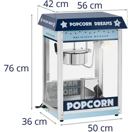 Royal Catering Popcornmaschine - blau