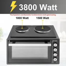 ICQN 42 L 3800 W, Schwarz