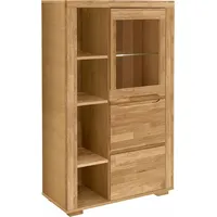 Home Affaire Vitrine »Denis«, Stauraumvitrine, Höhe 145 cm braun