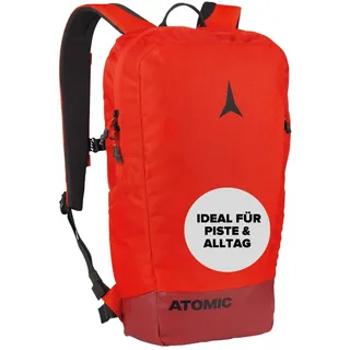 Salomon ATOMIC PISTE PACK - Rot - Tagesrucksack - Mit EVA-Rückenpanel für Tragegefühl & Aufprallschutz - Rucksäcke für das ganze Jahr - Ski-Rucksack im ATOMIC Style