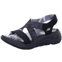 SKECHERS 140226 BBK GO WALK ARCH FIT - ASTONISH Schwarz Sandal Gr. 42