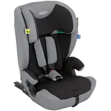 Graco Kinderautositz Energi i-Size R129, Grau, Schwarz, Textil, 50.6x83.1x46.9 cm, ECE R 129 i-Size, 5-Punkt-Gurtsystem, abnehmbarer und waschbarer Bezug, Gurtlängenverstellung, höhenverstellbare Kopfstütze, integriertes Gurtsystem, optimaler Aufprallschutz, schnell leicht im Auto montierbar, Seitenaufprallschutz, verstellbare Sitz- Schlafpositionen, Isofix-Befestigung, Baby on Tour, Kindersitze, Kindersitze 9 - 36 kg