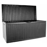 Gartenkissenbox 350L Anthrazit 120x52x54cm Kissenbox Auflagenbox Gartenstuhl NEU
