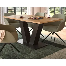 inn.furn Esstisch Eiche grau 150 - 190 cm ausziehbar Home-X