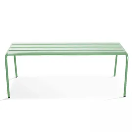Oviala Gartenbank 120 x 52 x 46 cm Salbeigrün