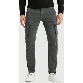 PME Legend PME LEGEND, Herren, Gr. 33, Länge 34, grau (forged iron), Sweatware, Obermaterial: 84% Baumwolle, 15% Polyester, 1% Elasthan, unifarben, schmal knöchellang, Hosen Cargohose, mit Taschen