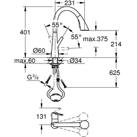 Grohe Zedra supersteel 32294DC2