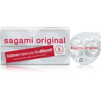 Sagami Original 0.02 latexfrei 6 Kondome - Japan Import - japanische Kondome