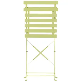 Beliani Bistro Set Grün 60x60x80