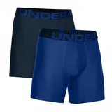 UA Tech 6 Boxerjock royal/academy S 2er Pack